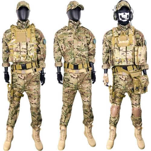 Summer camouflage soldiers military tactics clothes air soft play gun equipment multicam uniform man tropical of hunting camoufl