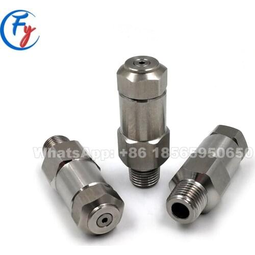 LNN hydraulic misting spray nozzle, 1/4LNN hydraulic atomizing spray nozzle, AAZ hollow cone fine atomizing nozzle