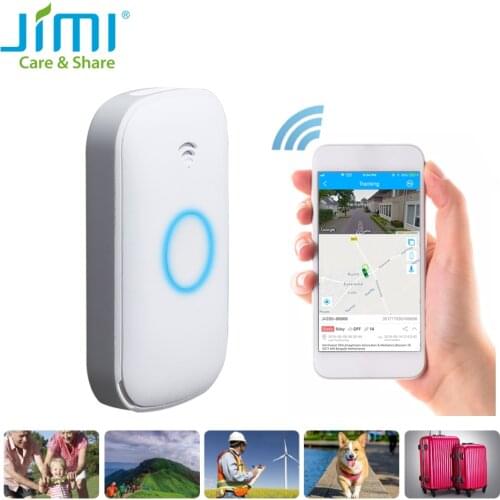 JIMI Q2 Mini GPS Tracker Anti-Lost Recording Locator Two-Way Talk SOS Waterproof for Older Pet Kids APP Alerts Remote Monitoring