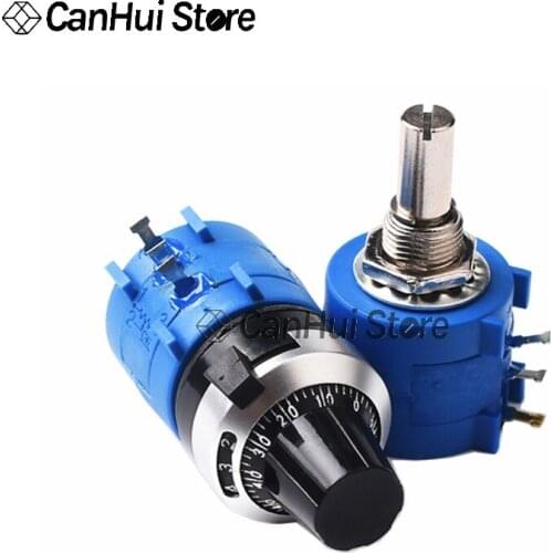 3590S Multiturn Potentiometer 500 1K 2K 5K 10K 20K 50K 100K ohm Potentiometer Adjustable Resistor 3590 102 202 502 103
