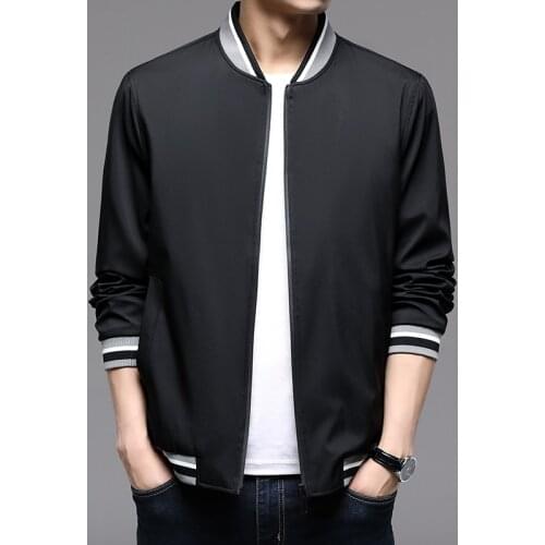 2021 Mens Jacket Spring Big Size Baseball Jackets For Mens Style Oversized Bomber Jackets Coats European Clothing Black Husband