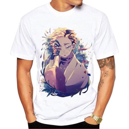 Harajuku New Japan Anime model T Shirt Demon Slayer Tshirt Streetwear Tops Tees Men Clothing