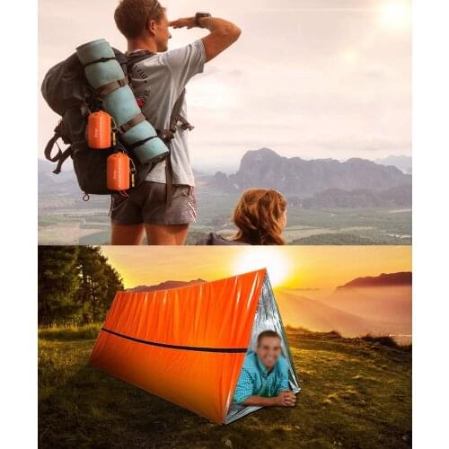 2021 New Foil Thermal Space First Aid Emergency Survival Sleeping Bag Camping Outdoor Blanket Hiking Gear Tools Ultralight
