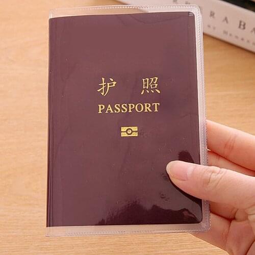 New Protective Passport Card Cover Holders Transparent Waterproof Unisex Business Accessories Credit ID Card Photocard Holder