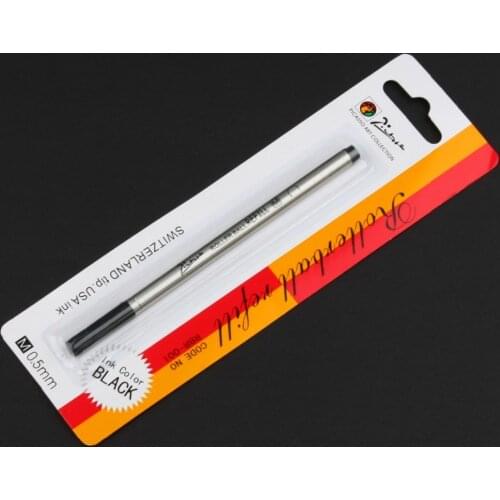 Picasso Pimio Switzerland Tip Roller Ball Refill 0.5mm 0.7mm Screw Type Roller Pen Refills Black Ink refill 5pcs/lot