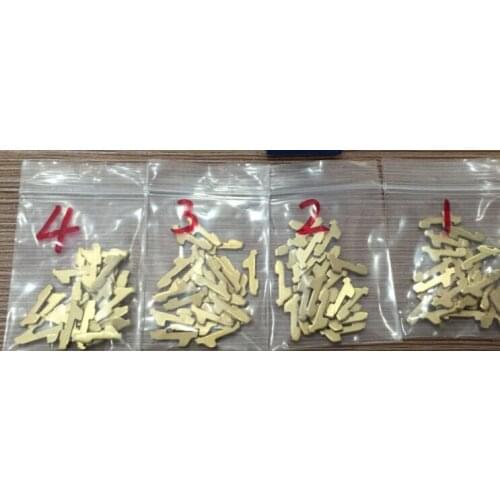 Repairing Accessories Car Lock Reed For Subaru Locking Plate (100PCS Half Tablets +Plastic Box)