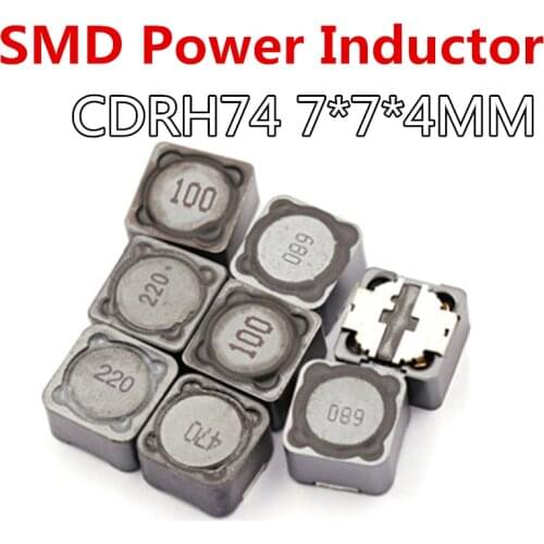 5pcs CDRH74 RH74 SMD Power Inductor 3.3/4.7/6.8/8.2/10/12/15/22/27/33/47/56/68/100/120/150/180/220/330/470/560/680/820/1000UH