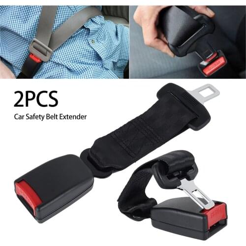 2pcs Universal Seat Belt Cover Car Safety Belt Extender Seat Belt Extension Clip Auto Accessories Plug Buckle Seatbelt