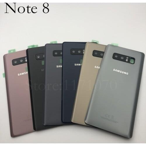 For Samsung Galaxy Note 8 N950 N950F N9500 SM-N950F Back Battery Cover Door Rear Glass Housing Case Replace Battery Cover note8