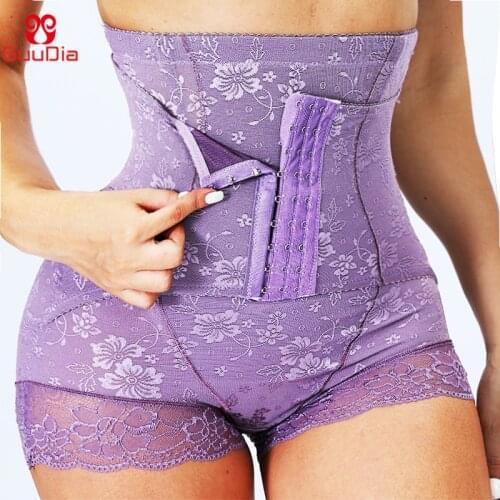 GUUDIA Waist Trainer for Women High Waist Tummy Control Panty Lace Butt Lifter Shapewear Slim Body Shaper Shorts Body Shapewear