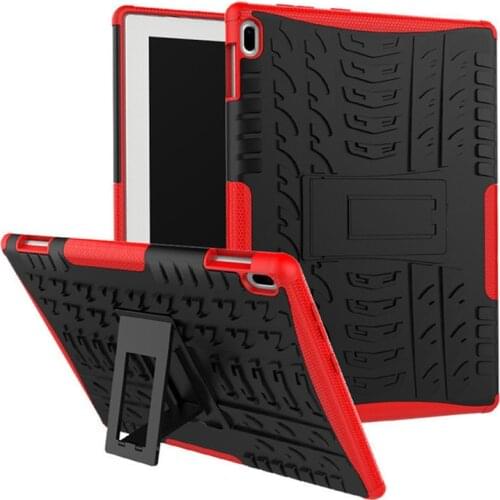 Hard Armor Stand Case For Lenovo Tab 4 10 TB-X304L TB-X304F TB-X304N 10.1 Cover Heavy Duty 2 in 1 Hybrid Rugged TPU+PC Tablet