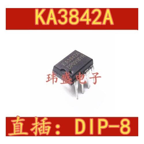 10pcs KA3842 KA3842A DIP-8