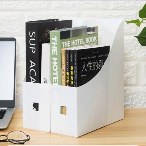 5Pcs File Holder Letter Magazine Newspaper Document Tray Desktop Storage Paper Filling Organizer Office Supplies Plastic Box