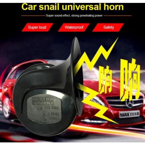 110DB Car Horn Super Snail Horn For Trucks SUV Car Boat Motorcycles 12V Electric Horn Waterproof Trucks Horn For Boats Motors
