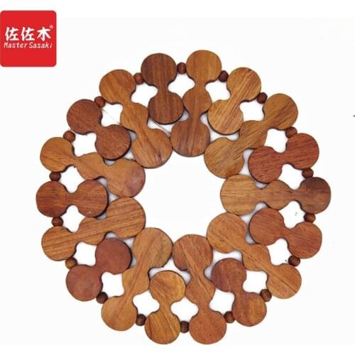 The Burmese Rosewood Mahogany Wood Wood Whole Manual mu bei dian mu dian Wooden Insulation Plate