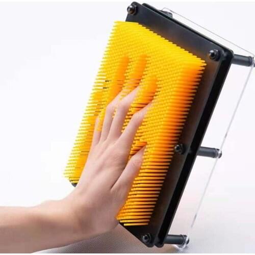 Kids Craft 3D Clone Fingerprint Needle Painting Novelty Funny Gadgets Interesting Children Toys Home Decoration Birthday Gift