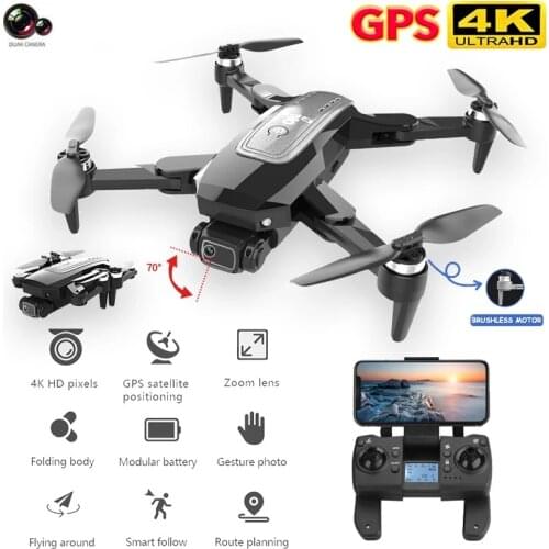 HJ38 Drone With 4k HD Camera Foldable Professional Quadcopter Distance 2000M Brushless Motor GPS 5G Wifi Rc Helicopter RC Toys
