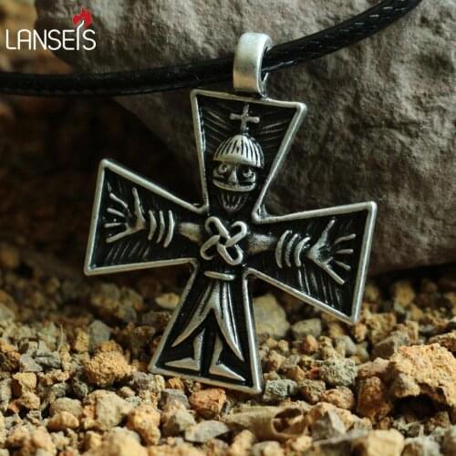 Lanseis 20pcs Crucifix combining Germanic and Byzantine forms, inspired by several 11th century Scandinavian finds