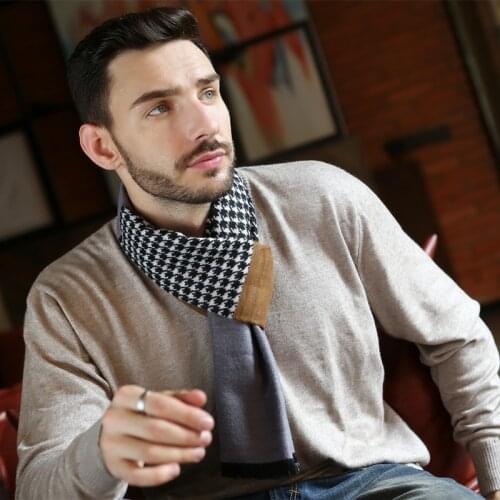 Leo anvi Mens Winter Scarves