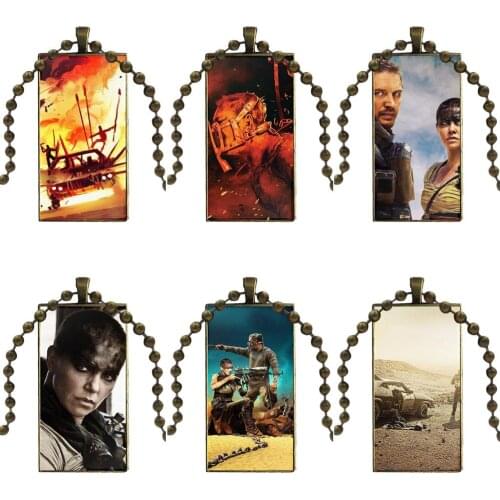 Fashion Mad Max Fury Road For Girls Wholesale Brand Bronze Color Jewelry Fashion Statement Necklace Glass Necklaces Pendants