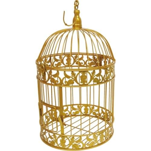 Fashion Large Antique Decorative Bird Cages Hand Made Classic Iron Birdcage for Wedding Decoration free shipping