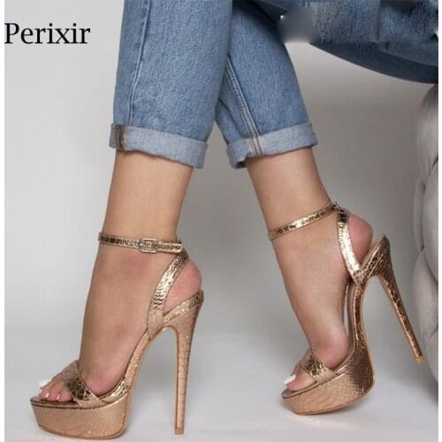 Perixir Womens High-heeled Shoes