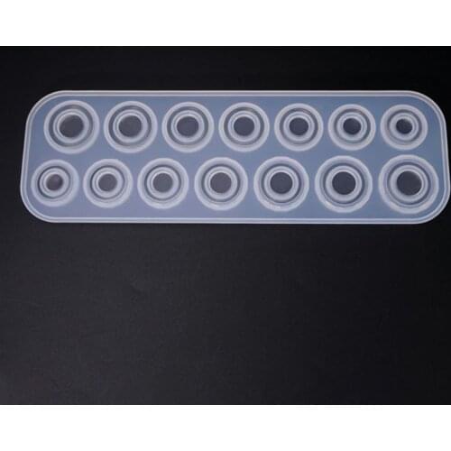 Flat Rings Mould Collection Handmade DIY Jewelry Making Ring Silicone Mold Crystal Epoxy Molds