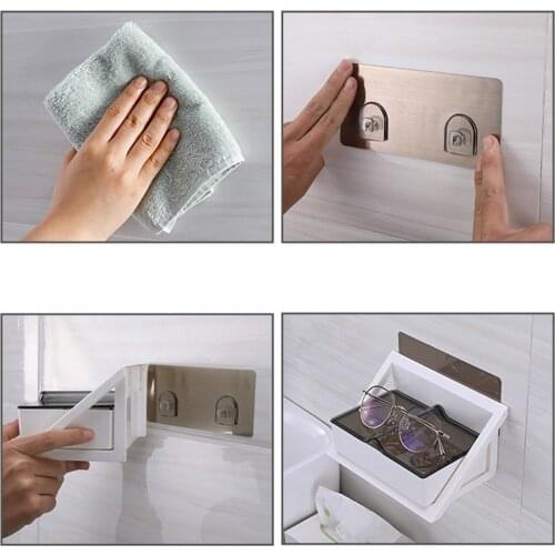 Durable Wall Mounted Plastic Glasses Spectacles Display Holder Organizer, Earring Organizer Tray