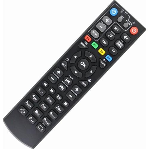 Remote control for android tv box Black Color Replacement Remote Control For Mag250 linux system iptv set top box dvb-t2 tv