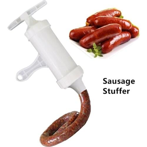 Manual Sausage Meat Fillers Machine for Sausage Meat Stuffer Filler Hand Operated Sausage Machines Food Maker Funnel
