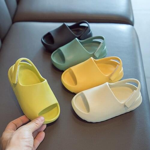 Baby Fashion Sandals Kids Toddler Adults Slip-on Boys Girls Foam Beach Summer Slides Bone Resinchildren Lightweight Water Shoes