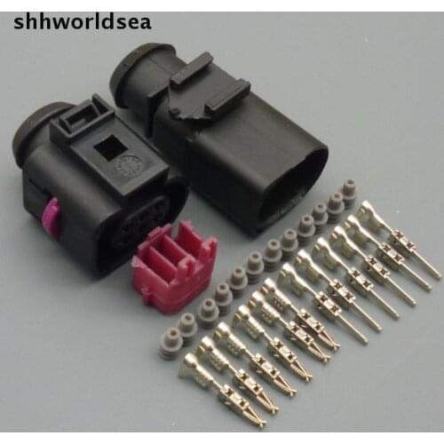 Shhworldsea 6Pin 1.5m Throttle Valve Control Element for VW Audi Skoda 3B0973813 1J0973713 Auto Temp Sensor Plug Deflation plug