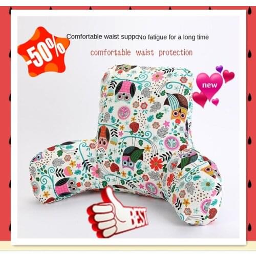 Triangle cushion bedside large cushion office reading waist back cushion bed neck cushion sofa pillow