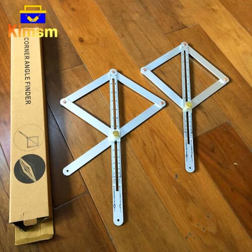 Multifunctional Angle Divider Ruler For Woodworking Aluminium Alloy Thickened Trim Protractor Accurate Angle Measuring Ruler