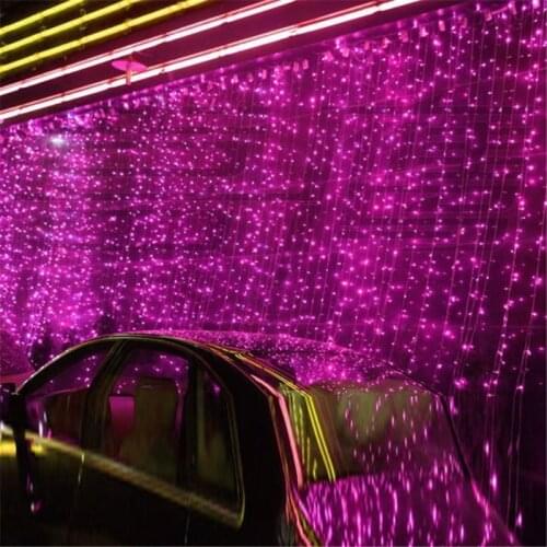 NEW 10 x 1M 448 LED Outdoor Curtain String Light Christmas Xmas Party Fairy Wedding LED Curtain Light 220v 110v US AU EU Plug