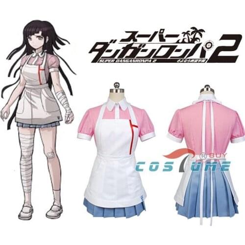 High Quality Dangan Ronpa 2 Danganronpa Mikan Tsumiki Cosplay Costume Dress For Women Girls
