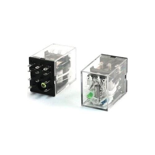 2pcs HH53P DC 24V Coil Volt 3NO 3NC General Purpose Magnet Power Relay