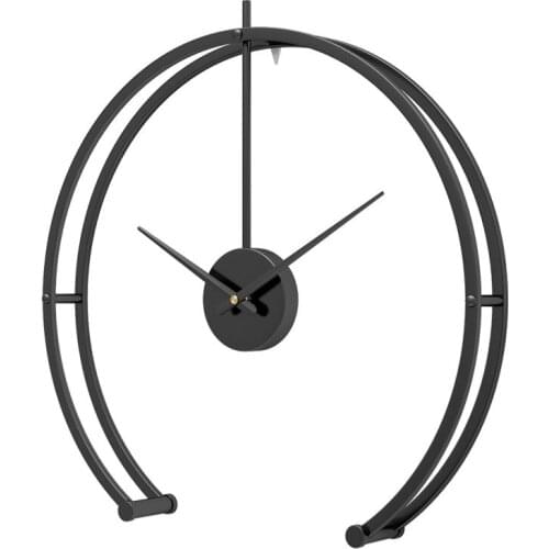 2020 new modern simple home wall clock metal silent clock living room bedroom fashion clock