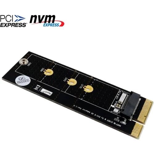 NGFF(M.2) nvme M key SSD to PCI- E 4X Adapter(vertical installation),NGFF(M.2)nvme M key SSD,PCI- E 4X adapter,solid state disk