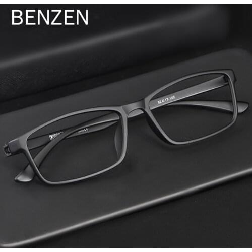 BENZEN Quality Glasses Frame Men Women Ultralight Optical Eye Glasses Frame Square Prescription Eyeglasses 5196