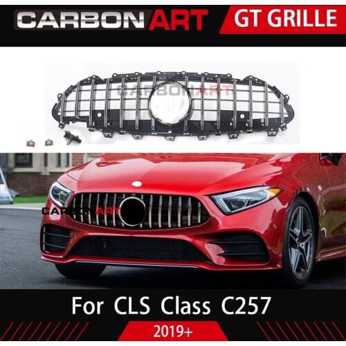 CLS C257 GT grill For ben-z CLS am g C257 Facelift CLS 53 Front Grille 2019 CLS300 CLS350 CLS450 CLS500 4 Matic front bumper