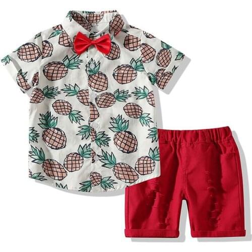 Kids Baby Boy Summer Clothes Suit Fashion Party Birthday 0-3 Years 2020 Summer Infant Boys Clothing Suit Babt Outfits Summer