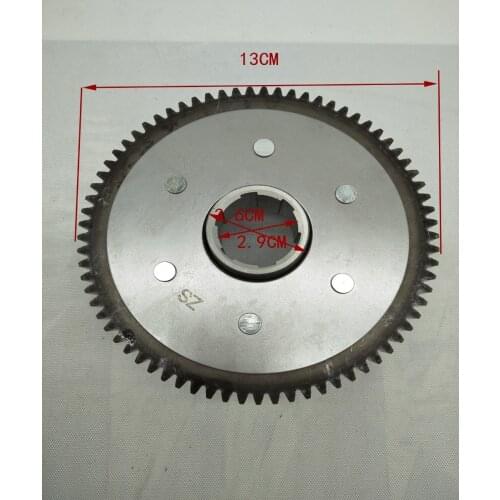 A40 Motorcycle Drum Hub Clutch Assy Big Drum Clutch Outer Clutch Assy Big Drum For Suzuki CG125 CG 125 Outer Clutch Assembly