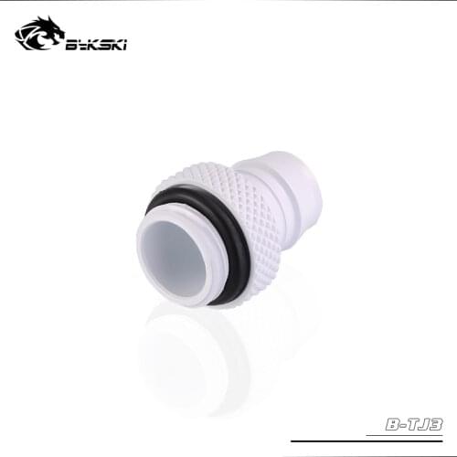 Bykski G1/4 " fit 10x13,10x16mm hose tube,soft connector computer water cooler accessories fittings White ,Black ,Silver B-TJ3