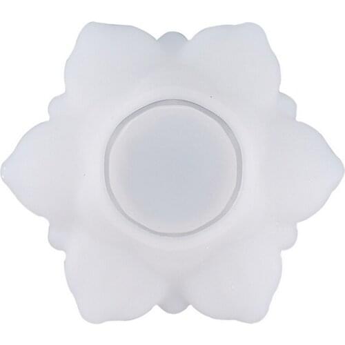 DIY Silicone Flower Shaped Ashtray Mold Resin Flower Box Case Candle Holder Casting Mold Handmade Drop Gel Craft Tools