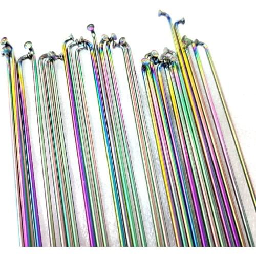 Rainbow PSR Spokes Original stainless steel J-type Gauge14G 2.0 NO CUTTING bike part 255 257 259 261 265 267 273 277 278 298 306