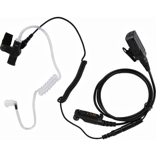 Protect Radiation Air Tube Walkie Talkie Earpiece Microphone for Hytera HYT PD680/PD602/PD685/PD662 X1e X1P X1E X1 Two Way Radio