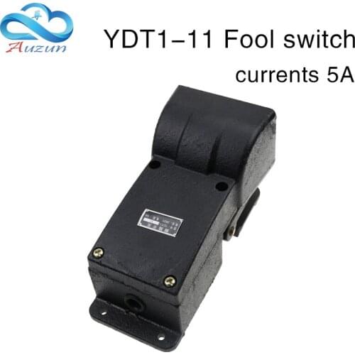 Treadle switch ydt1-11 machine special single-phase pedal control cast aluminum alloy anti-slip belt protective cover