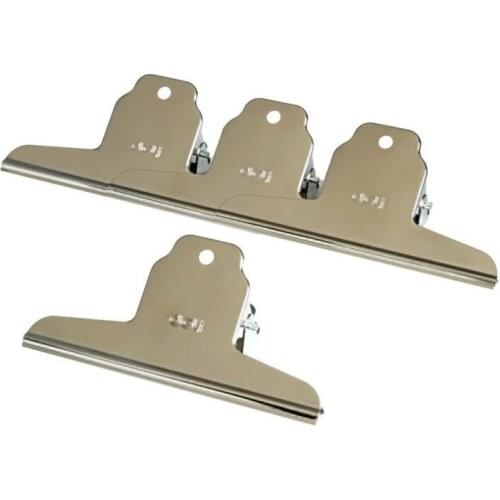 248pcs 145mm Yamagata Bill Ticket Clip Board Clip Financial Bill Clip Metal Bill Clip Office Supplies SN3760
