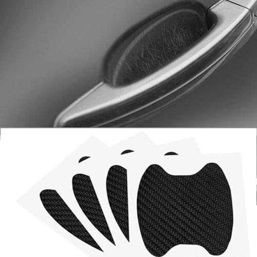 4Pcs/Set Car Auto Door Film Sheet Handle Scratch Sticker aint scratch Protector Cover Exterior Accessories Car-styling